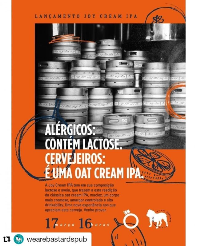 Lançamento da nossa primeira cerveja neste sábado no @wearebastards... • Joy Project Brewing Curitiba