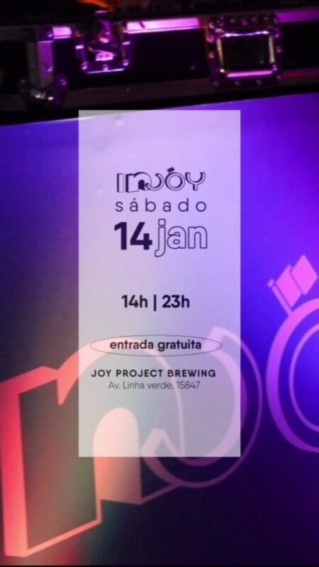 Nem direito, nem esquerdo! Pra começar o ano com os dois pés na por... • Vídeo Reels Joy Project Brewing Curitiba