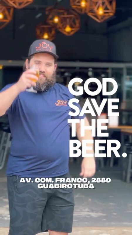 No dia 22/02, vamos invadir o God Save the Beer a partir das 15h pr... • Vídeo Reels Joy Project Brewing Curitiba