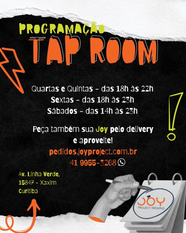 No @joytaproom , cada detalhe é pensado para quem aprecia uma boa c... • Joy Project Brewing Curitiba