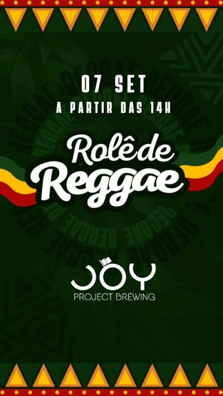 No próximo sábado, é dia de celebrar a cultura do reggae aqui na Joy • Vídeo Reels Joy Project Brewing Curitiba
