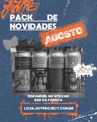 NOVAS PERSONALIDADES ACABARAM DE CHEGAR NA JOY - Imagem 1 • Joy Project Brewing Curitiba
