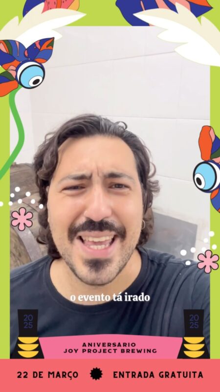 Outra cervejaria incrível confirmada para o AYAD 2025 • Vídeo Reels Joy Project Brewing Curitiba
