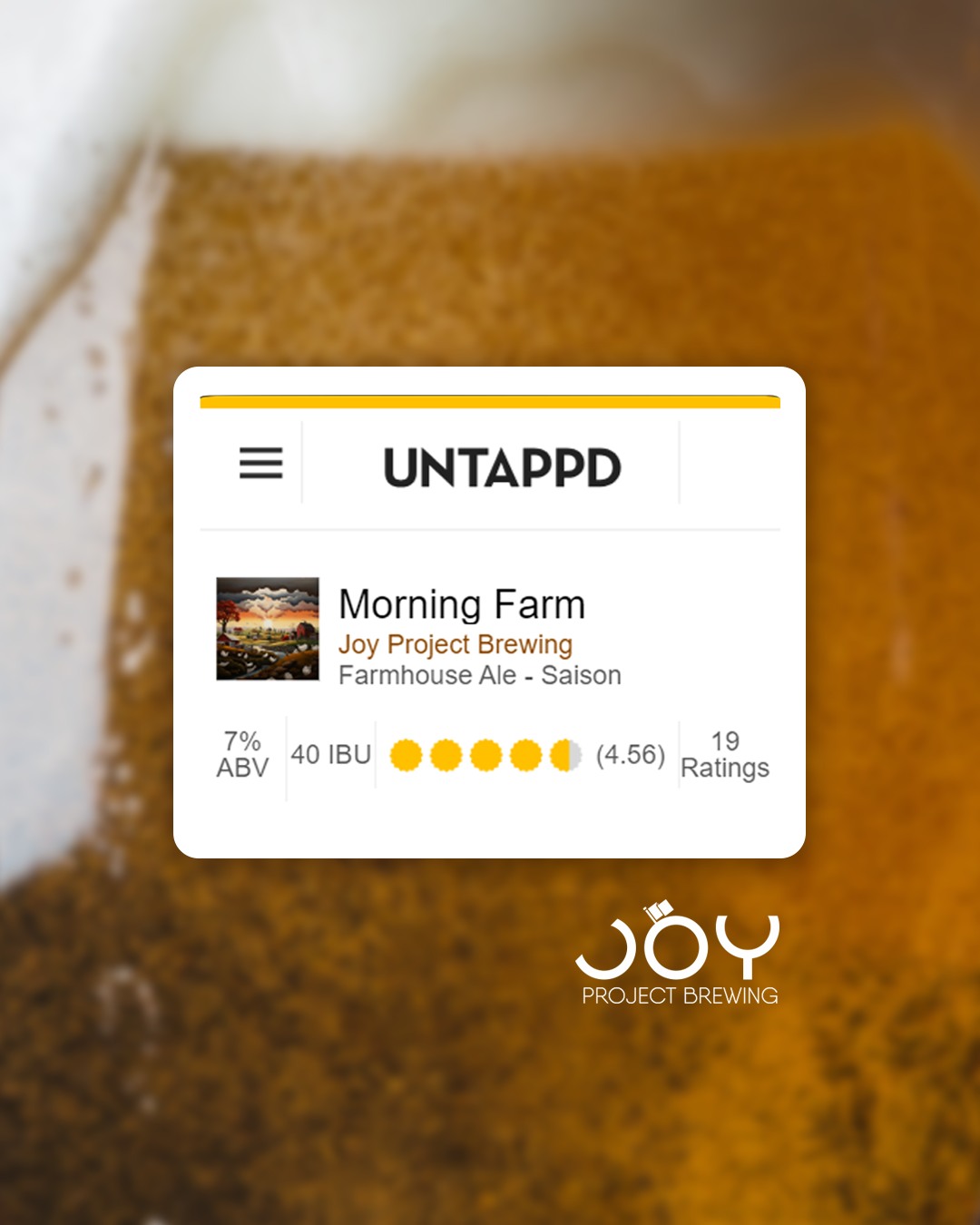 Passamos o ano todo metendo o louco juntos aqui na fábrica e querem... - Imagem 2 • Joy Project Brewing Curitiba