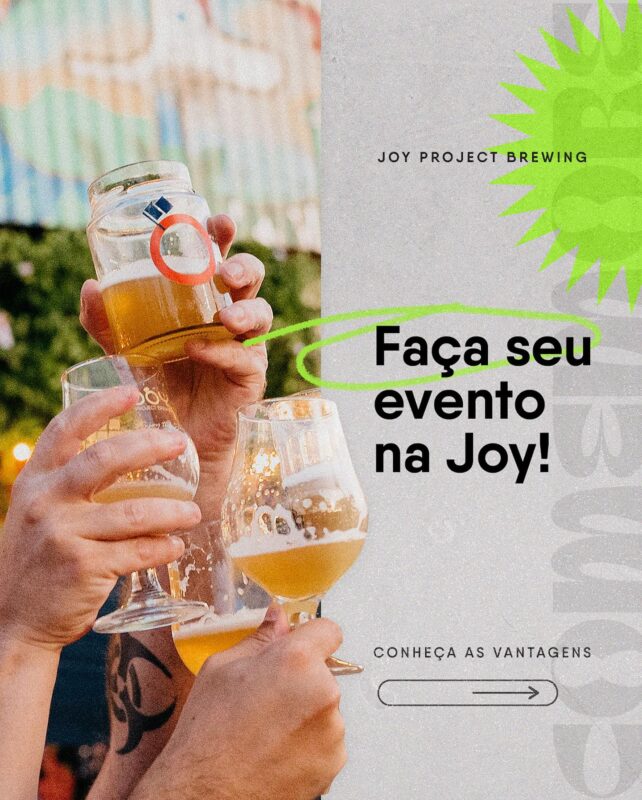 Preparamos uma oportunidade perfeita para você que quer um evento d... - Imagem 1 • Joy Project Brewing Curitiba