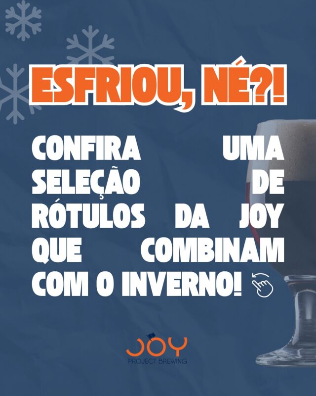 Quando o frio chega, a gente responde com potência - Imagem 1 • Joy Project Brewing Curitiba