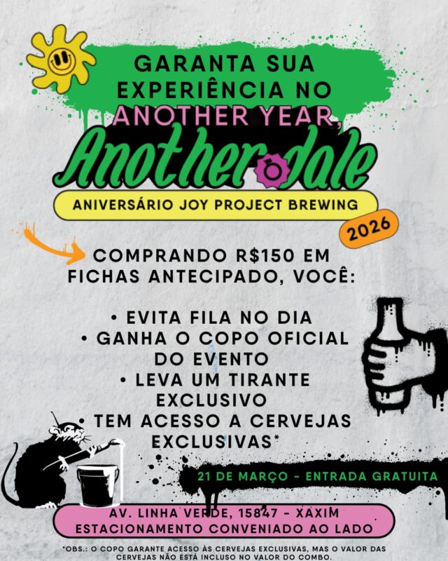 Quer viver o AYAD do jeito certo? Então se liga • Joy Project Brewing Curitiba