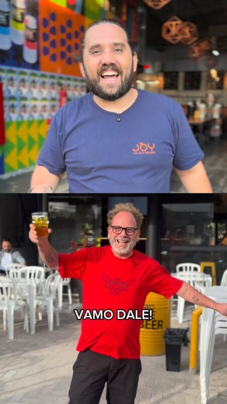 Sábado a Joy tem uma missão importante: invadir o @twobeebeer • Vídeo Reels Joy Project Brewing Curitiba