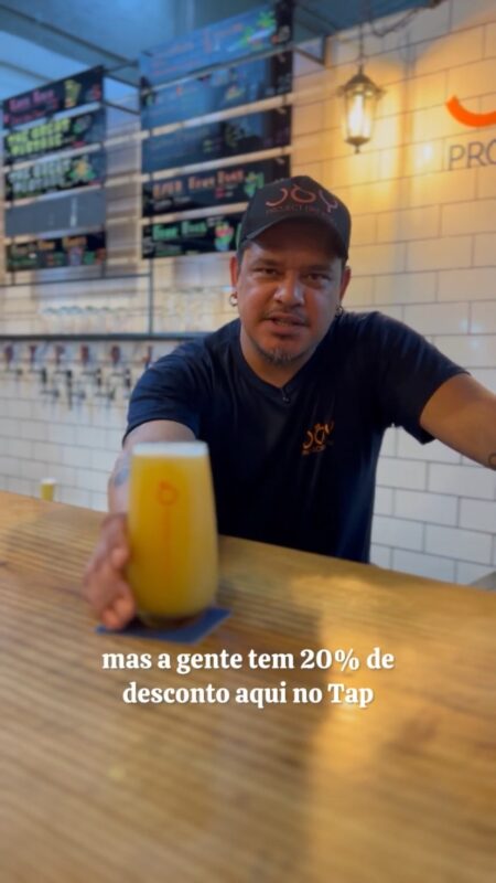 Sabe aquela hora do dia em que a gente esquece o trabalho e lembra ... • Vídeo Reels Joy Project Brewing Curitiba