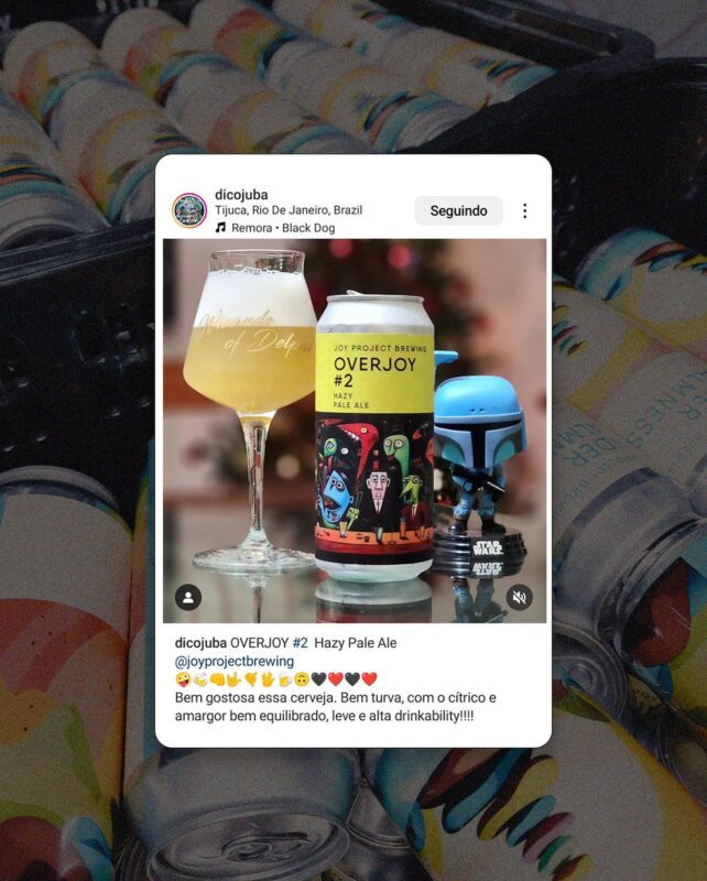 Sabe o que andam falando por aí sobre as nossas cervejas? Nós sabemos - Imagem 1 • Joy Project Brewing Curitiba