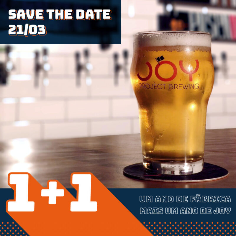 SAVE THE DATE: 21/03 • Joy Project Brewing Curitiba