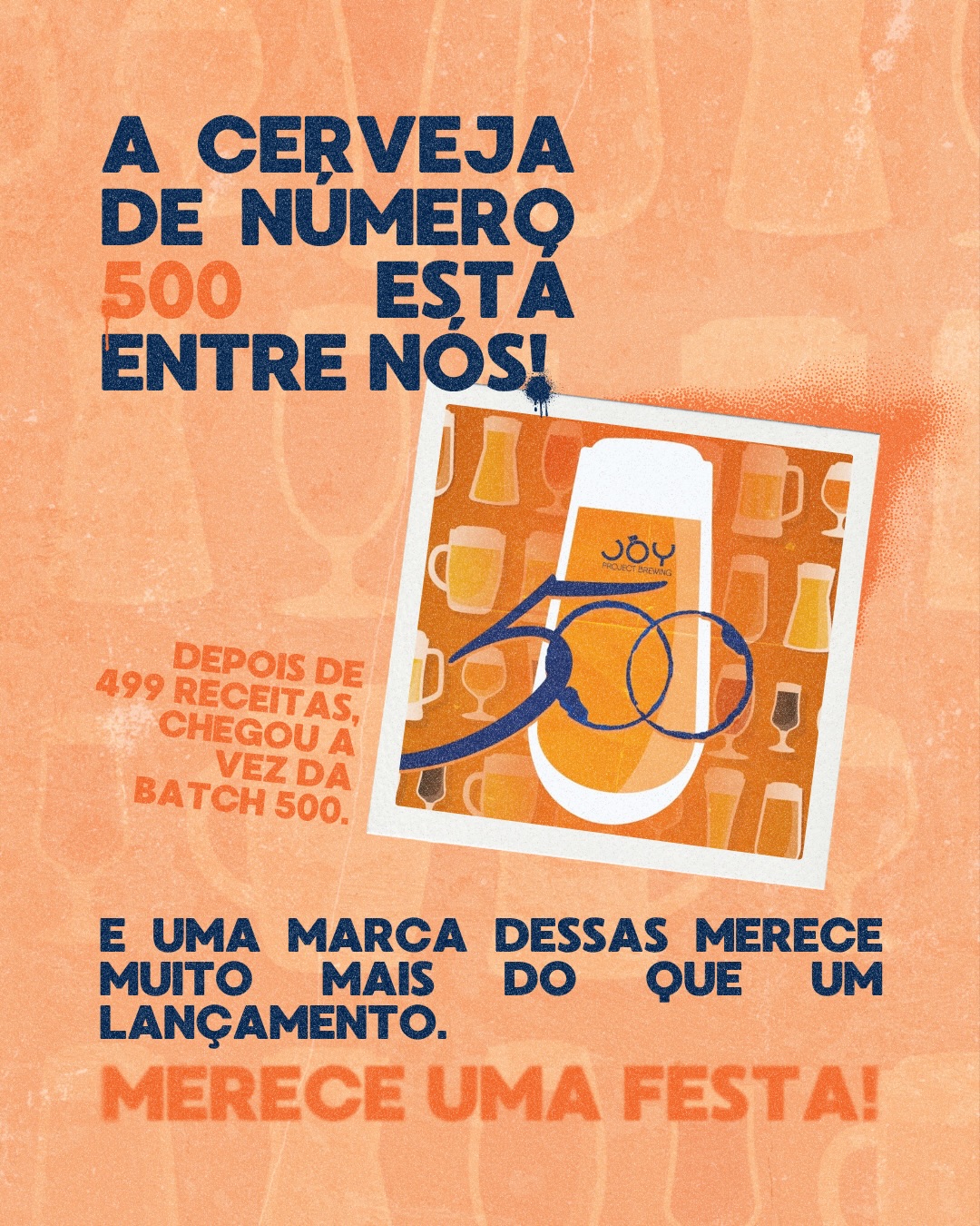 Se prepara porque a gente chegou no lançamento de número 500 - Imagem 2 • Joy Project Brewing Curitiba