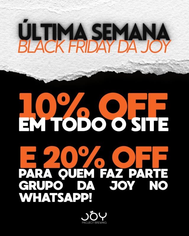 Última chamada pra garantir o melhor preço do ano • Joy Project Brewing Curitiba