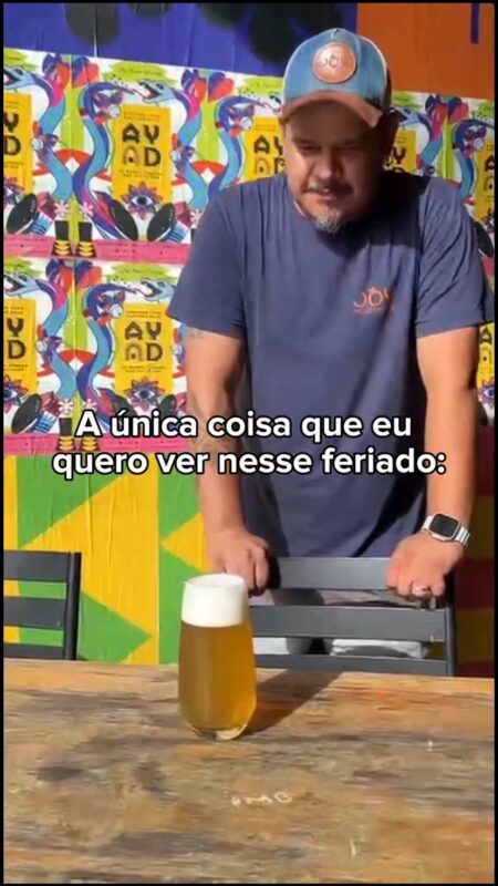 Um lançamento da Joy no meu copo e nada mais • Vídeo Reels Joy Project Brewing Curitiba