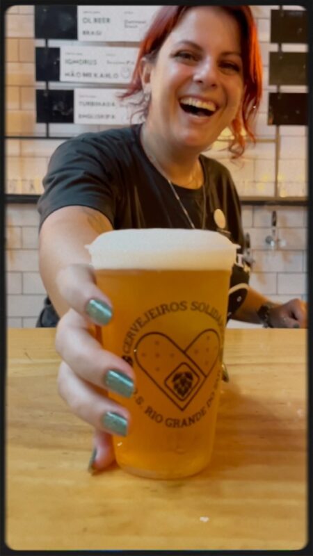 Um #tbt do último final de semana. Aqui na fábrica rolou o Cervejei... • Vídeo Reels Joy Project Brewing Curitiba