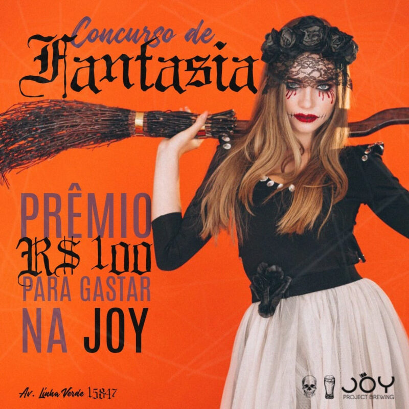 Vamos ter concurso de fantasia na nossa Joy Halloween Party e premi... • Joy Project Brewing Curitiba