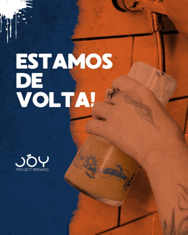 Voltamos aos trabalhos, e do jeito que a gente gosta: com produção ... • Joy Project Brewing Curitiba