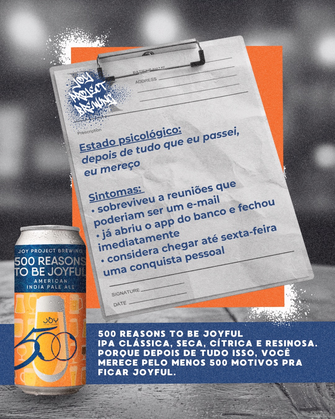 A gente fez uma análise totalmente sem respaldo científico e chegou... - Imagem 2 • Joy Project Brewing Curitiba