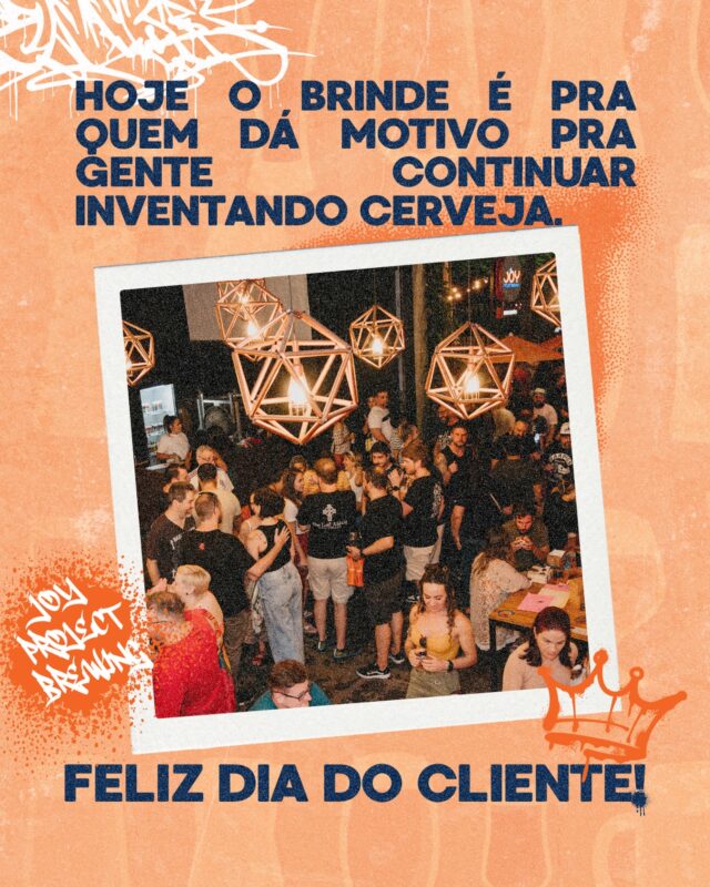 Hoje o brinde é pra quem topa as loucuras da Joy com a gente • Joy Project Brewing Curitiba